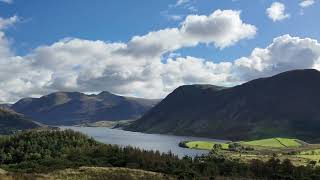 Crummock Water panorama [upl. by Ynaffet]