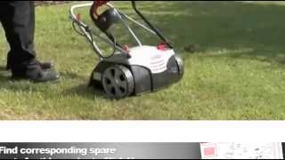 ALKO Combi 32VLE Lawn Scarifier Aerator  The Green Reaper [upl. by Annatnas346]