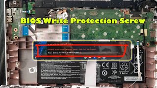 HP Chromebook write protection screw  Install windows on Chromebook [upl. by Kerman]