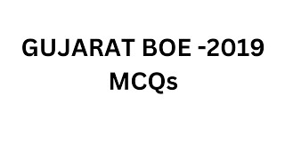 GUJARAT BOILER OPERATION ENGINEER BOE EXAM 2019 MCQs [upl. by Aisset]