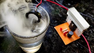 I made a super simple 17mhz mist maker circuit  ultrasonic mist maker humidifier Level 2  Ciiads [upl. by Alita]