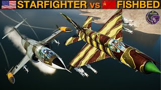 F104 Starfighter vs Mig21 Fishbed Dogfight  DCS WORLD [upl. by Idnahr]