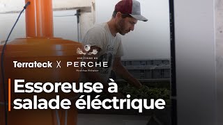 Essoreuse à salade manuelle et électrique  Terrateck x Une Ferme du Perche [upl. by Adnahsar74]