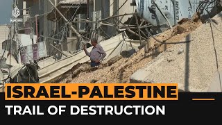 Israeli forces destroy parts of occupied West Bank town in raid  Al Jazeera Newsfeed [upl. by Ahseina867]