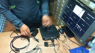 COMO HACER LAS CONEXIONES AL DVR KEYTEK DE 8 CANALES [upl. by Georglana]