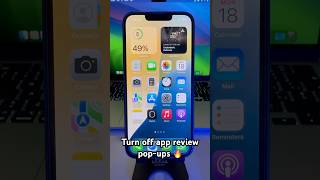 Turn off app review popups 🔥 iphonecustomization iphonetutorials ios18features [upl. by Gleeson995]