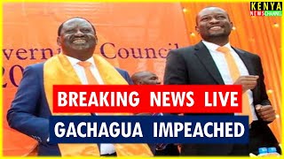 LIVE  ODM Leaders addressing the Nation after Gachagua impeachment in Parliament [upl. by Maltz]