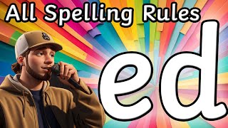 THE SUFFIX ED  All Spelling Rules In a Rap Song For Adding The Suffix ed To Verbs [upl. by Uehttam]