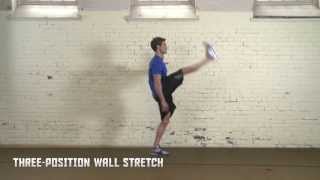 ThreePosition Wall Stretch  Warm Up  Nike Hockey Training [upl. by Amyas]