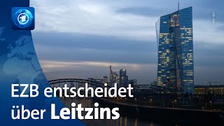 Europäische Zentralbank EZB berät über Zinssenkung [upl. by Pelletier910]