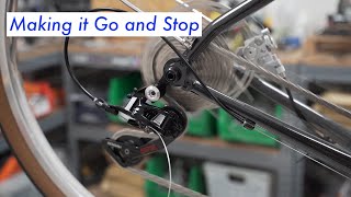 Making It Go and Stop  Lets Build a Rando Bike  Part 4 [upl. by Ateuqahs]