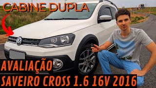 A Saveiro mais VERSÁTIL que você pode comprar Vw Saveiro Cross 2016 Cabine Dupla [upl. by Atnwahs]