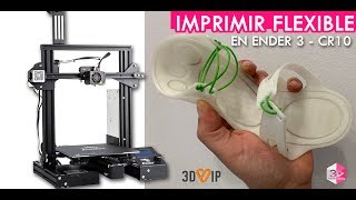 👊TRUCO Cómo imprimir filamento flexible en Ender 3 o CR10 [upl. by Grubb]