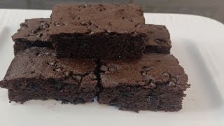 Brownies  Choco Chips Brownies Easy Brownies Recipe [upl. by Amimej581]