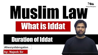 Iddat under Muslim Law  Duration of Iddat [upl. by Asirralc]