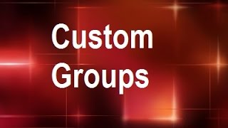 MicroStrategy  Custom Groups  Online Training Video by MicroRooster [upl. by Norahs]