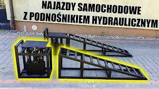 Najazdy samochodowe z podnośnikiem hydraulicznym MODUŁOWE [upl. by Adolphus]