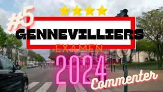 5 PARCOURS CENTRE DEXAMEN PERMIS B🚦🚗🚦GENNEVILLIERS [upl. by Camel]