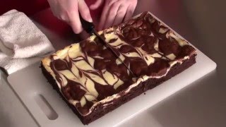 Cutting Chocolate Brownies Cleanly [upl. by Oijile464]