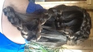 Holländischer Zopf Welle Anleitung Tutorial Flechtfrisuren Waterfall Dutch Braid Wave Shakira [upl. by Aivataj]