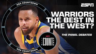 Thunder Warriors Suns or Nuggets Which team is best in the West  NBA Countdown [upl. by Rey544]