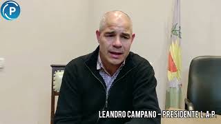 LEANDRO CAMPANO  PRESIDENTE LAP [upl. by Samella]