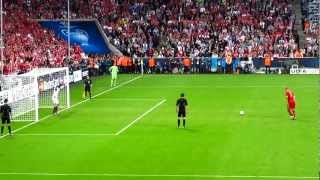 Schweinsteiger misses a penalty vs Chelsea  19052012 [upl. by Gaston82]