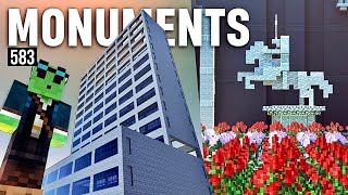 450000 Subs StatueNew Building  Lets Play Minecraft 583 [upl. by Oznole]