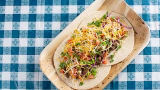 Schwans Chef Collective Korean BBQ Beef Tacos Recipe [upl. by Etnaled791]