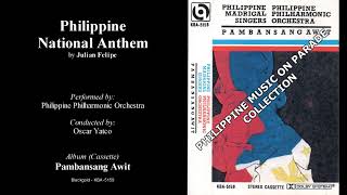 Lupang Hinirang  Philippine Philharmonic Orchestra 1985 [upl. by Aseena718]