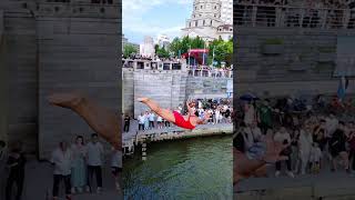 Lion Grove Bridge Water Ballet Most Popular Information Sharing Tianjin Diving Diving [upl. by Estella408]