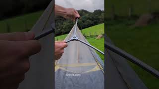 This is how you build the ultralight tent ⛺🌱 [upl. by Travis]