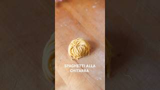 SPAGHETTI ALLA CHITARRA pasta pastarecipes pastalover freshpasta asmr cooking italianfood [upl. by Renrag273]