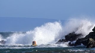 Stormy Day Lagavulin Bay Islay [upl. by Ballman647]