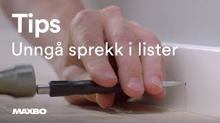 Unngå sprekk i lister [upl. by Hgielak370]