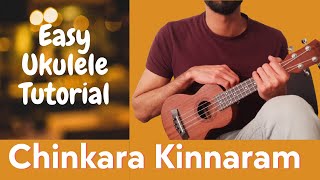 Easy Ukulele Tutorial for Beginners  Chinkara kinnaram [upl. by Towne]