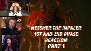 Elden Ring  Streamers Reaction to Messmer the Impaler Boss Part 1 My Gameplay at the End [upl. by Arihsak620]