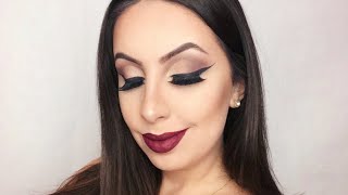 🎈 TUTORIAL DE MAQUIAGEM  Esfumado Marrom com Cut Crease SUPER FÁCIL [upl. by Marcos]