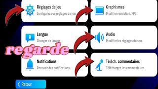 comment 👉 régler 👉 paramètres 👉 efootball 👉 2025 👉 v400 en 👉Wolof [upl. by Egan]