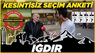 IĞDIR KESİNTİSİZ SAYAÇLI SEÇİM ANKETİSinan Oğan’ın Memleketi…  Iğdır Sokak Röportajları [upl. by Broome]