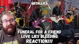 Metallica  Funeral For A FriendLove Lies Bleeding REACTION THIS WAS GREAT [upl. by Sukcirdor924]