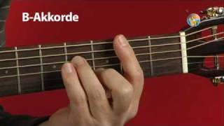 Gitarrengriffe für Pop amp Rock • B Akkorde [upl. by Oregolac450]