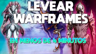 Levear a tus WARFRAMES mas RAPIDO 4 Minutos [upl. by Nnaer745]