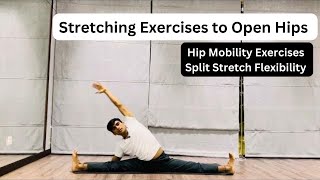 Very Effective Stretching Exercises to Open Hips for All Levels  Split Stretch Flexibility Hip Open [upl. by Kaenel]