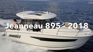 Jeanneau 895 Merry Fisher  2018 First look new interior [upl. by Melc]