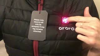 ORORO Womens Heated Vest review short [upl. by Aivle580]