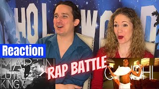 Epic Rap Battles of History Gandhi vs Martin Luther King Jr Reaction [upl. by Jessen737]