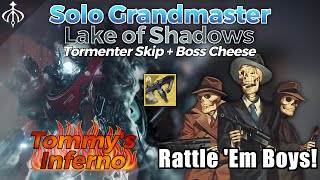 Solo Grandmaster Nightfall  Lake of Shadows Titan Tommys Matchbook  Actium War Rig Destiny 2 [upl. by Ettenowtna]