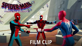 SPIDERMAN ACROSS THE SPIDERVERSE Clip  Stop SpiderMan [upl. by Aiden]