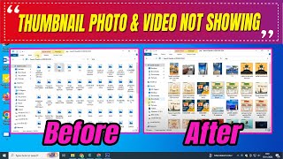 How To Fix Thumbnails Photo amp Video Not Showing Problem On Windows 10  11 [upl. by Nonnarb988]